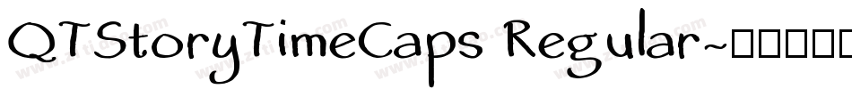 QTStoryTimeCaps Regular字体转换